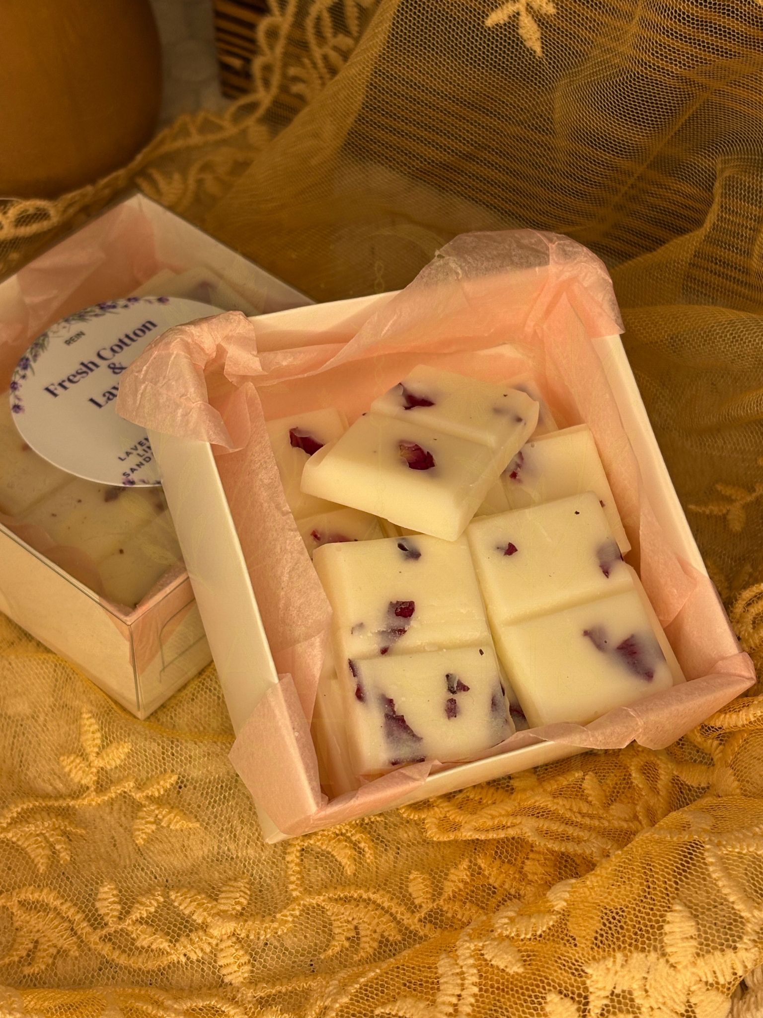 Cire fondante "Coton frais & Lavande"