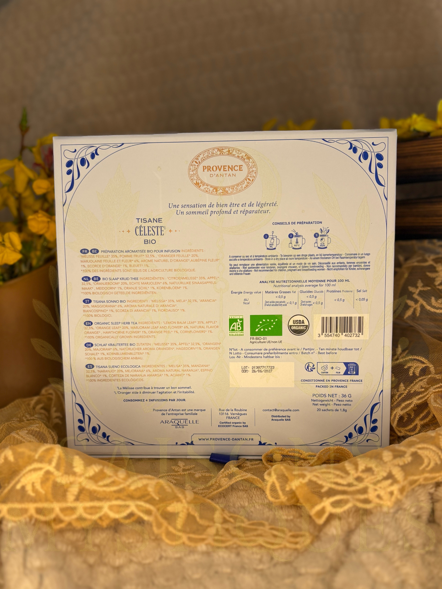 Tisane Céleste Bio