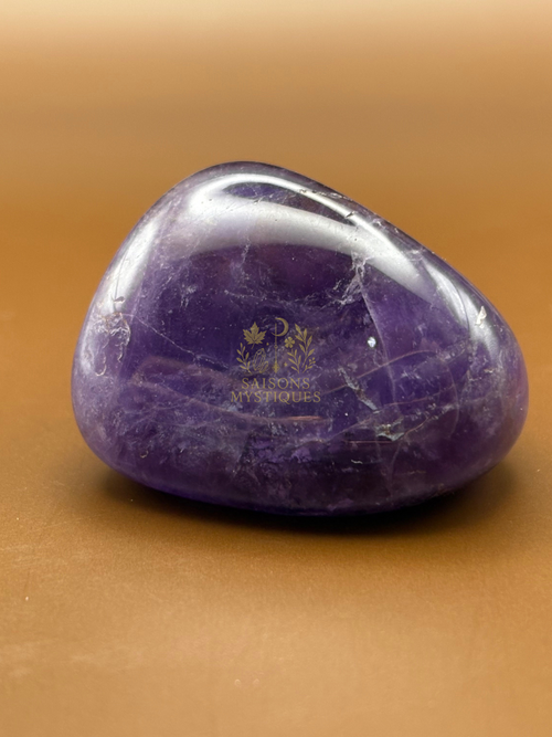 Améthyste pierre roulée