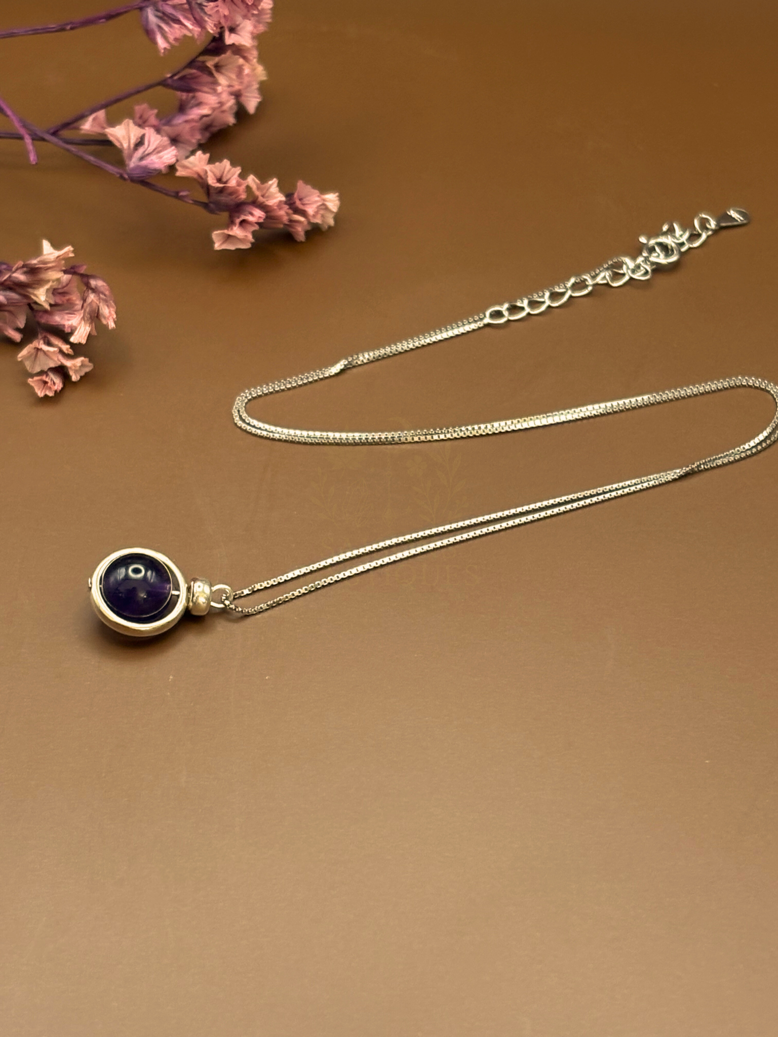 Collier en argent Améthyste