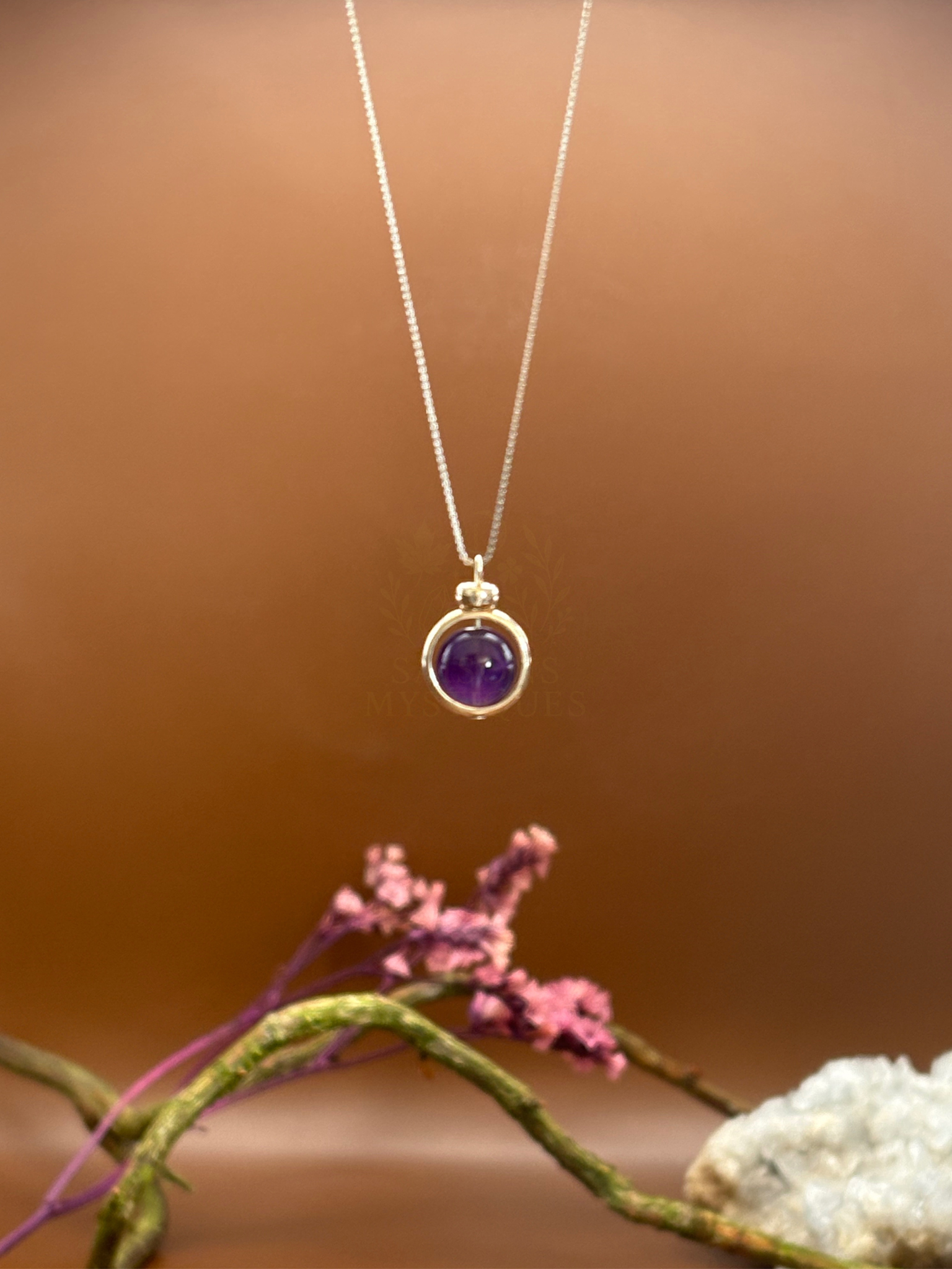 Collier en argent Améthyste