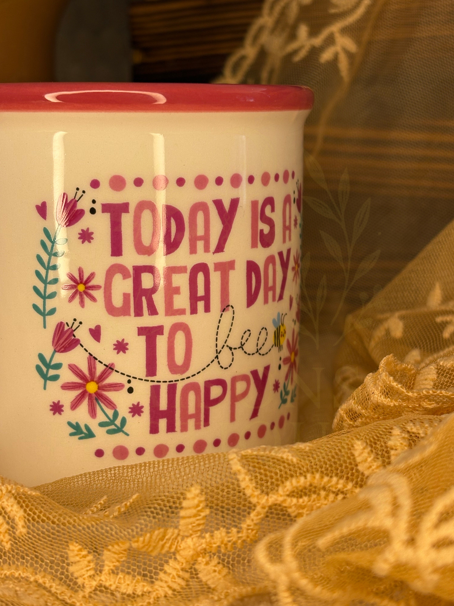 Mug "Today is a Great Day to Bee Happy"
