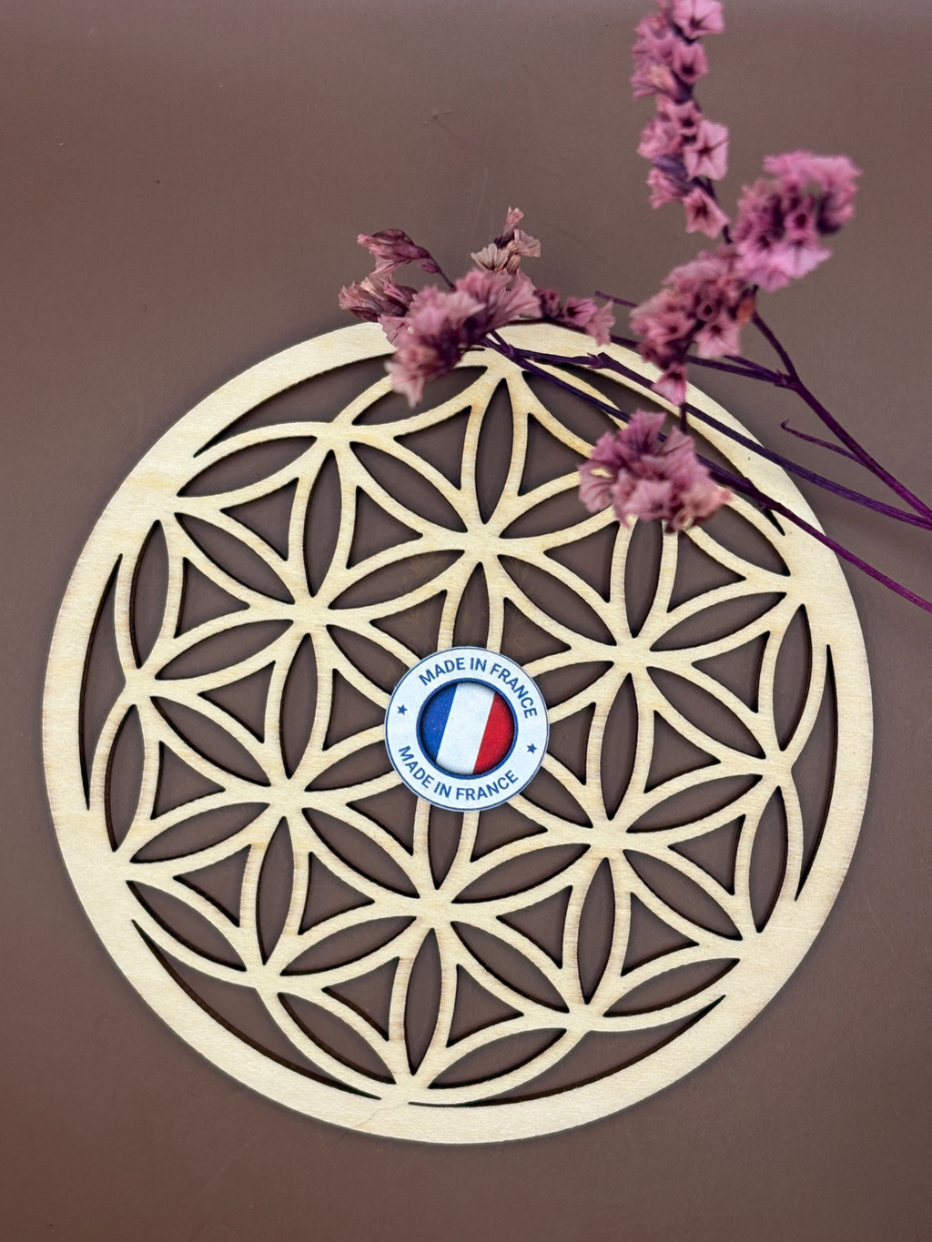 Fleur de vie en bois