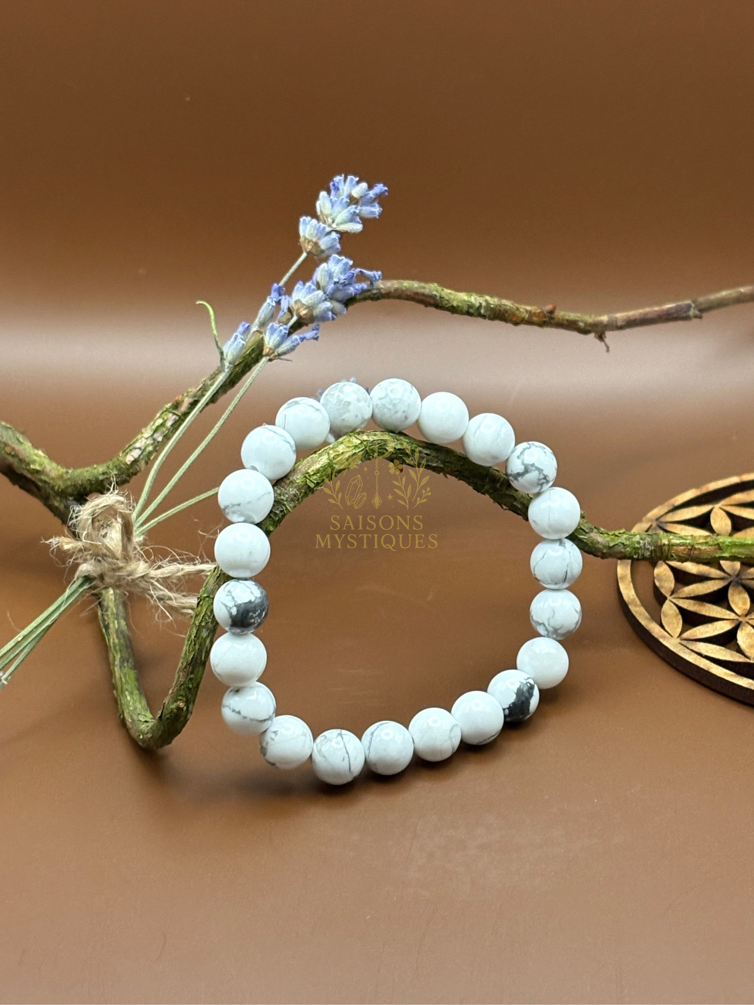 Howlite bracelet