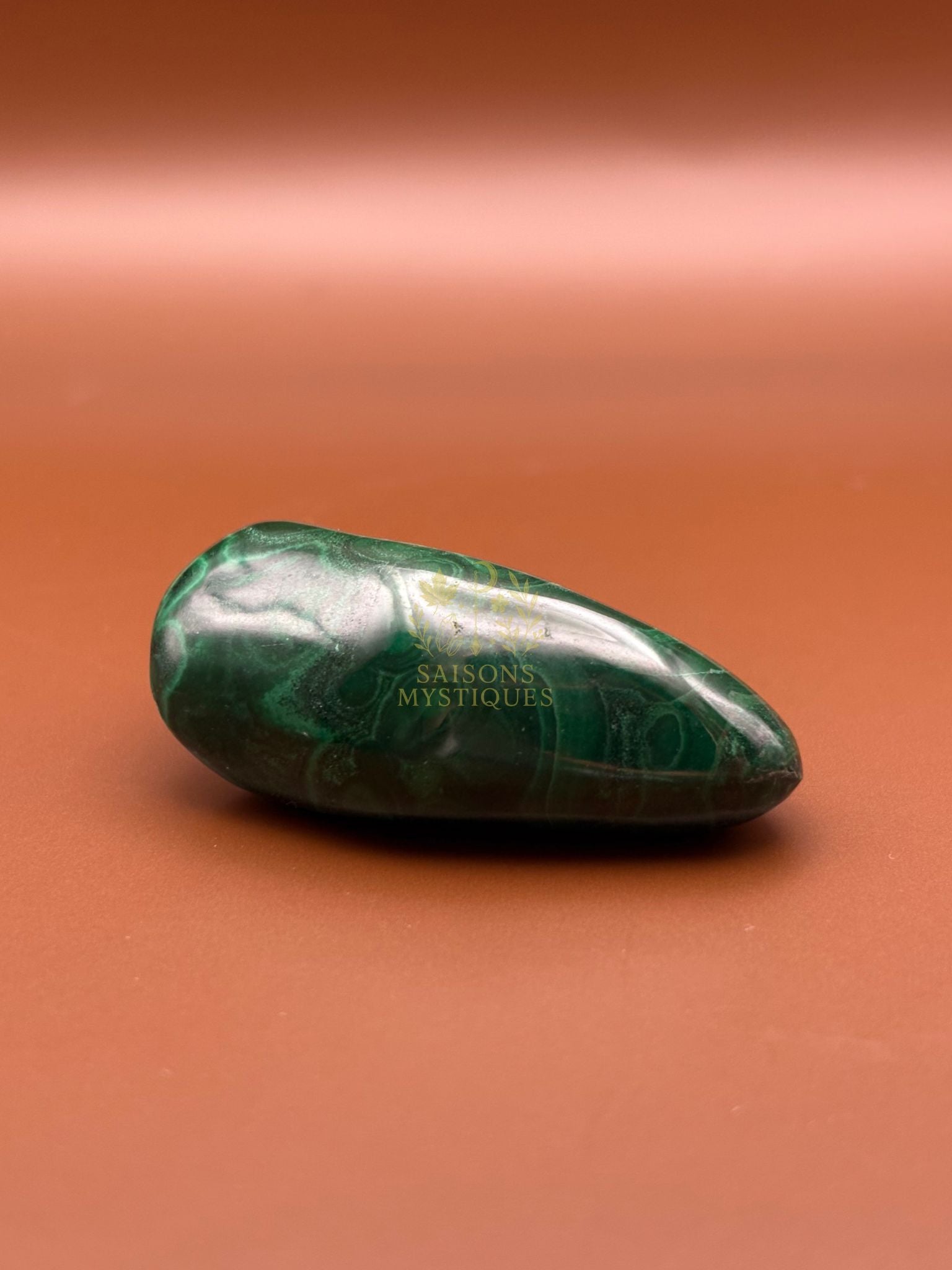 Malachite pierre roulée