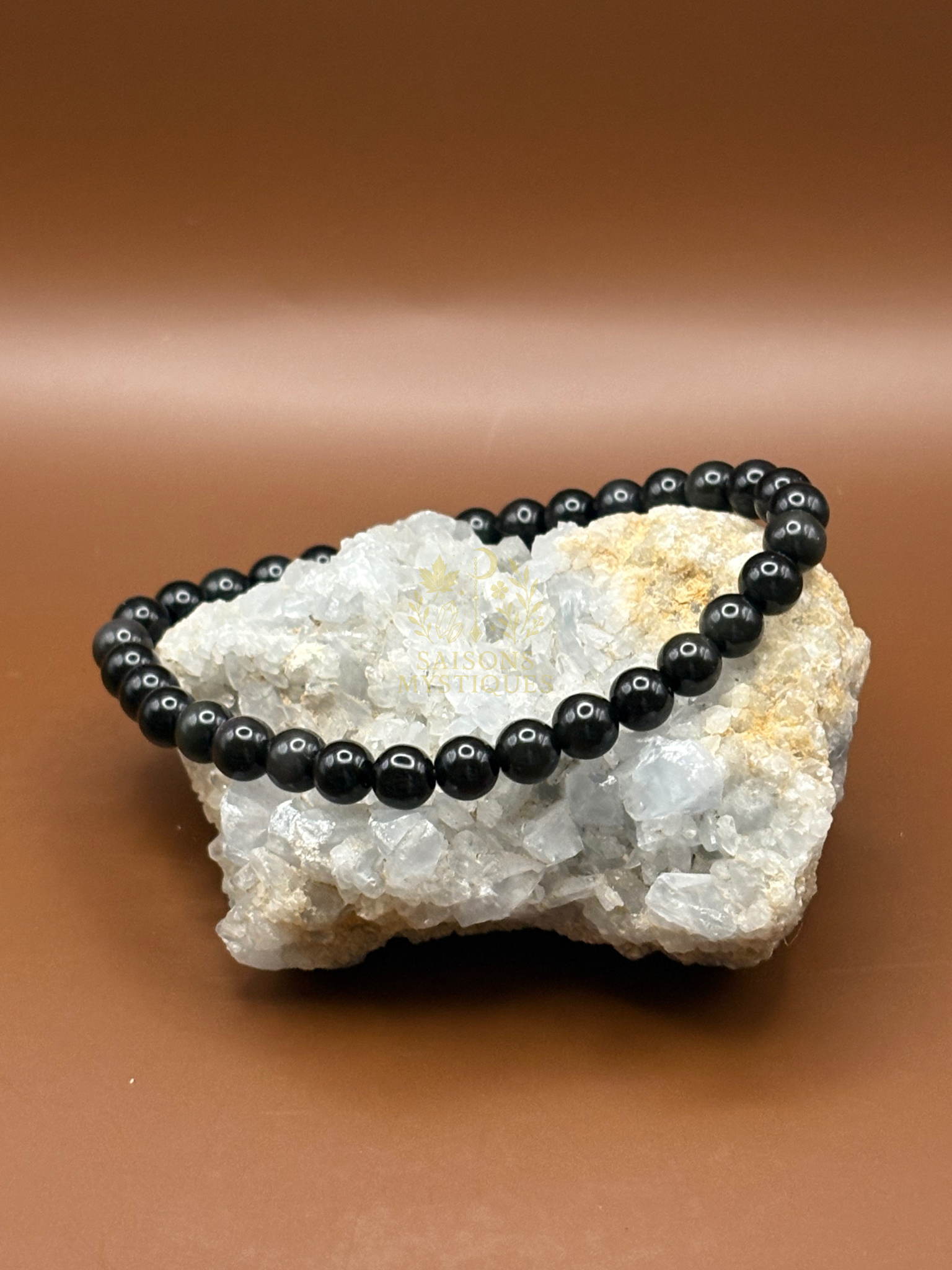 Obsidienne oeil céleste bracelet
