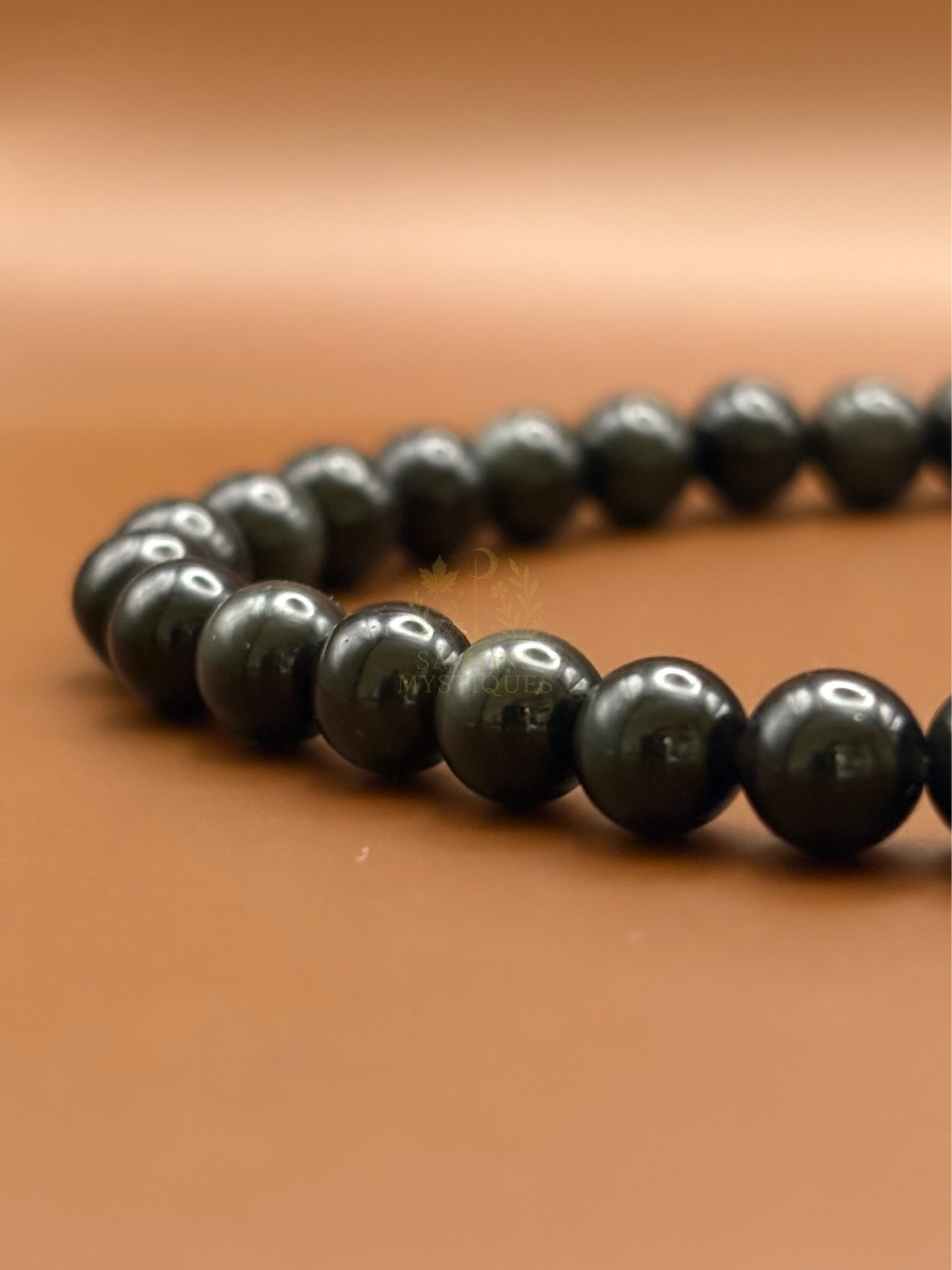 Obsidienne oeil céleste bracelet