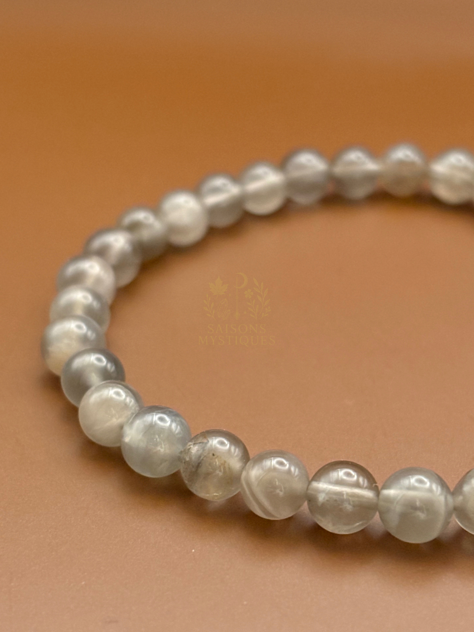 Pierre de Lune noire bracelet