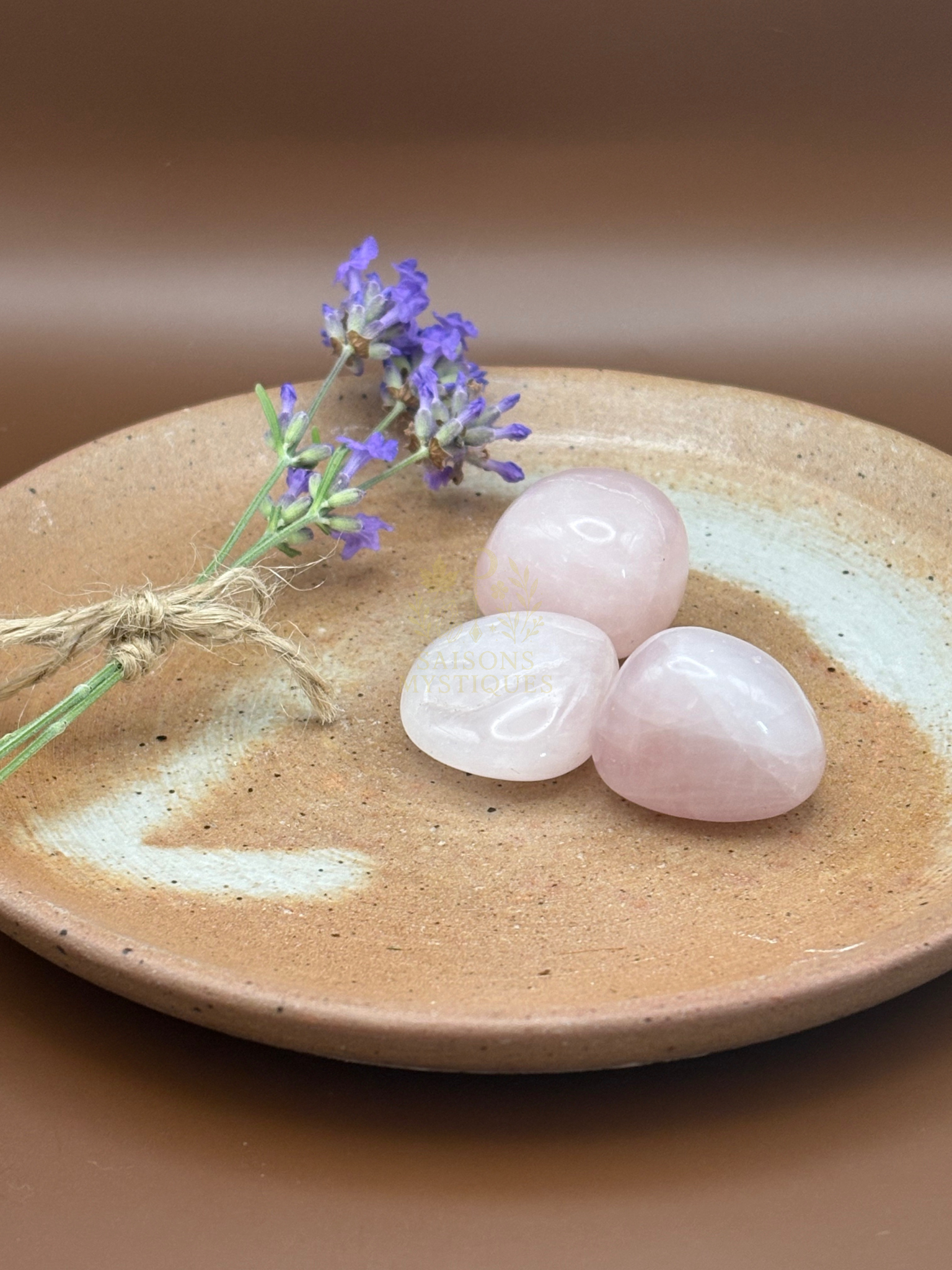 Quartz Rose pierre roulée