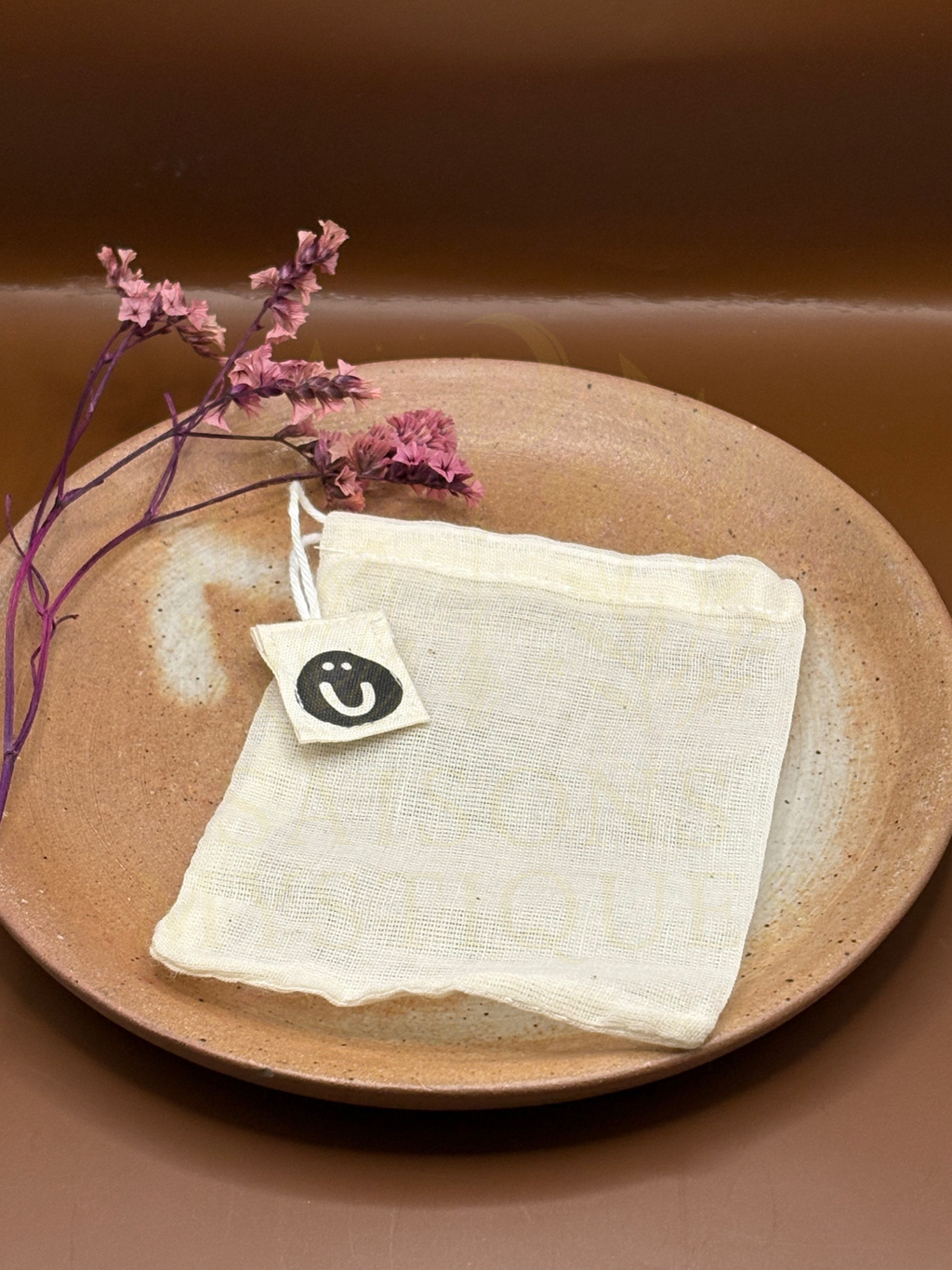 Sachet de thé réutilisable