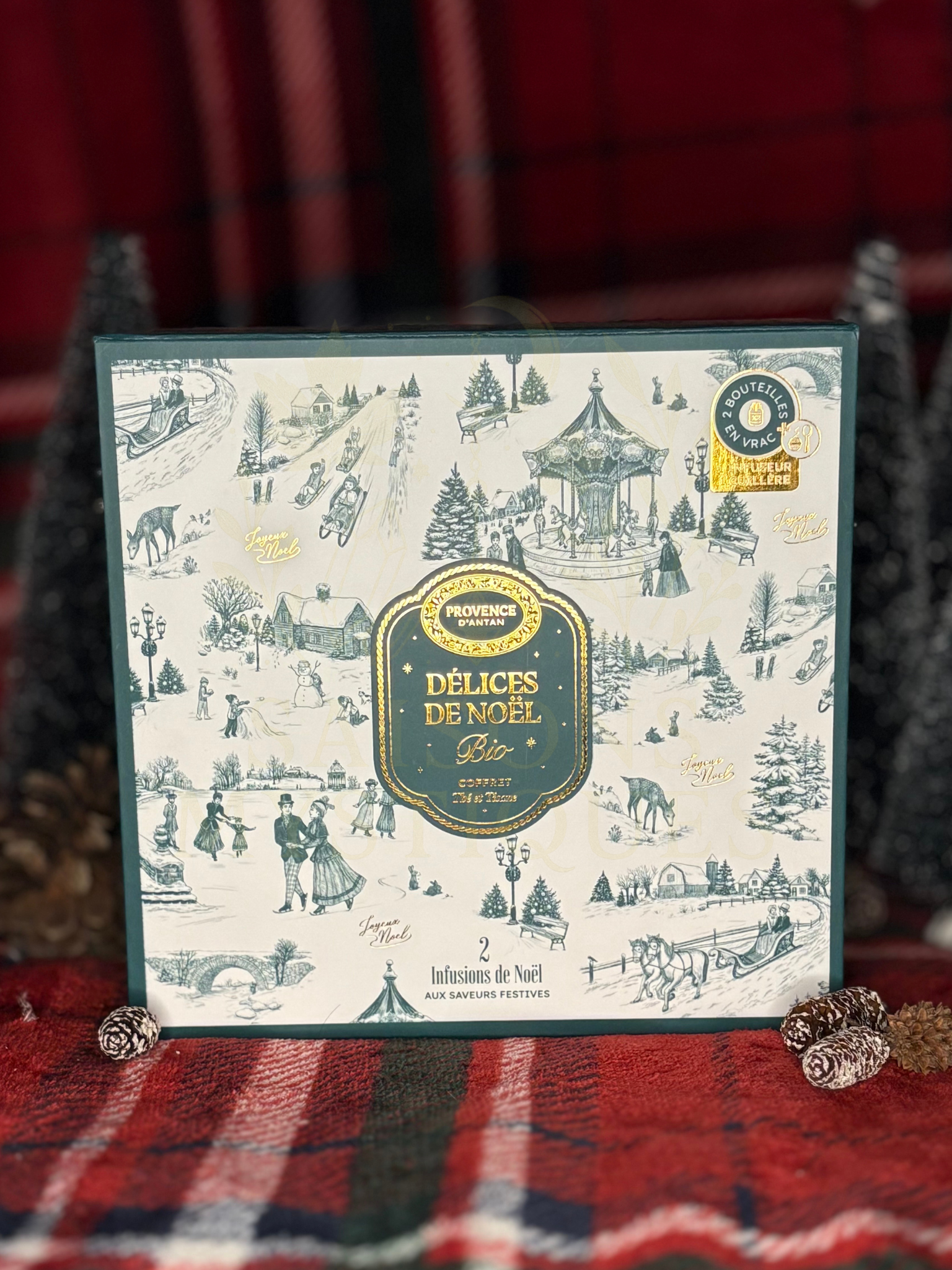Coffret thé&tisane "Délices de Noël" bio