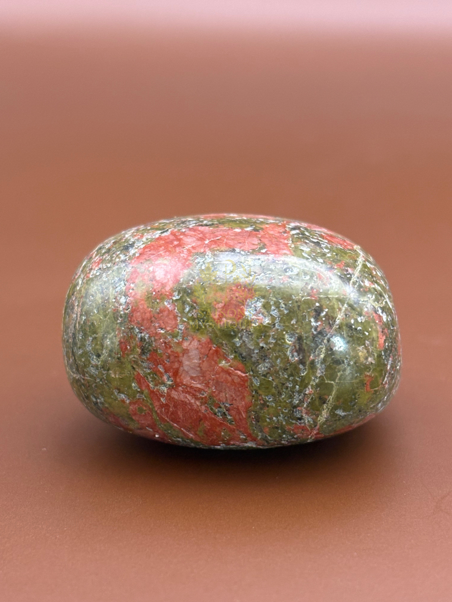 Unakite pierre roulée