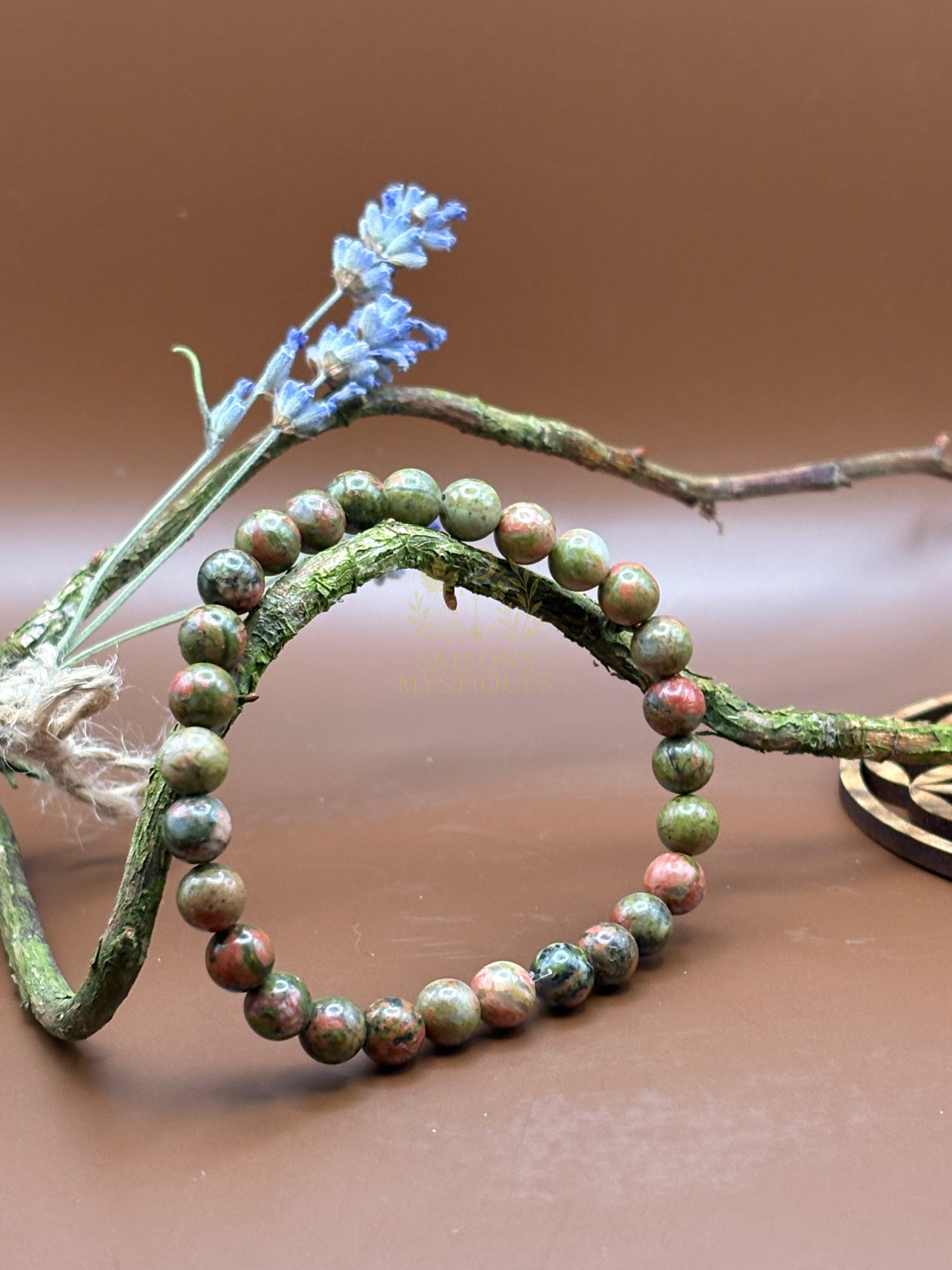 Unakite bracelet