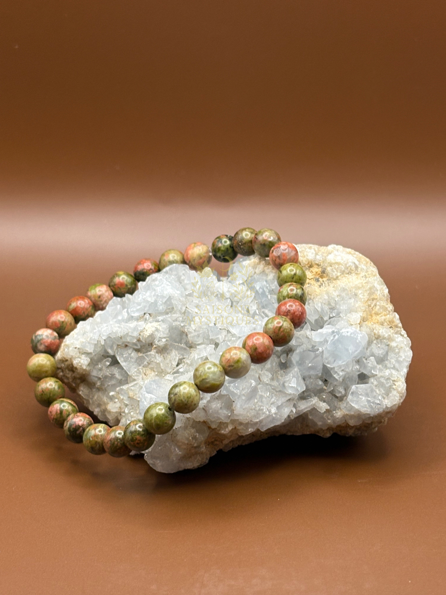 Unakite bracelet