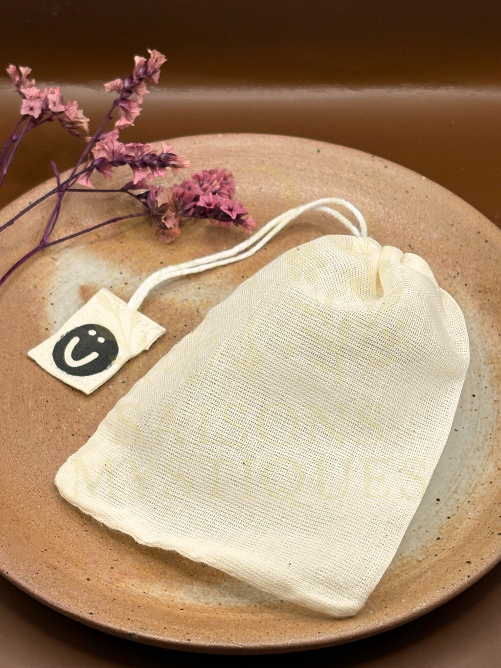 Sachet de thé réutilisable
